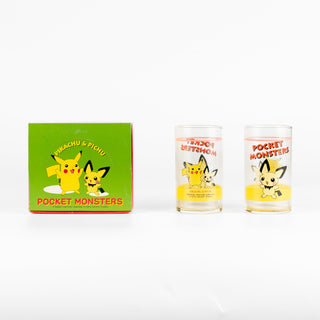 Pokemon_japan_VintageGlasses_Pikachu_Pichu