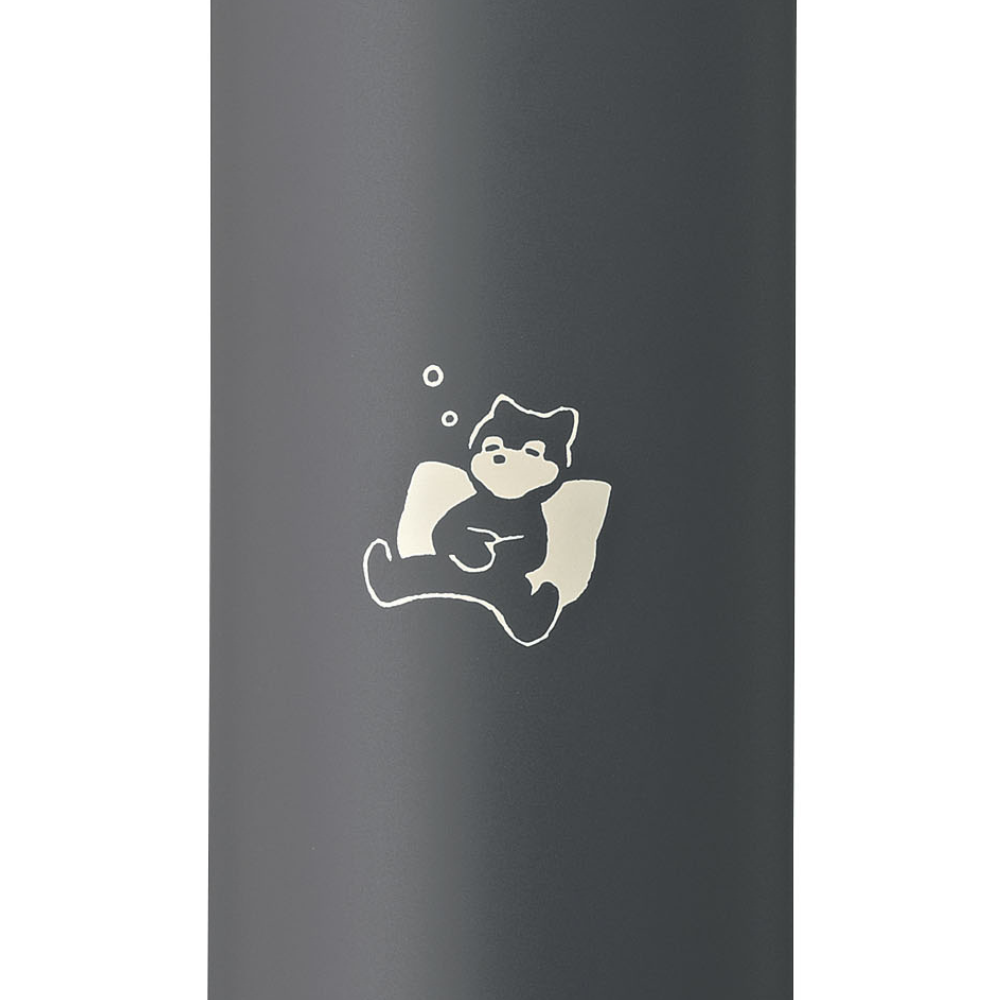 Zojirushi × Tsuchika Nishimura / Stainless Mug 0.48L - Black Bear