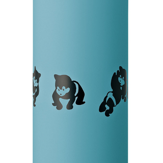 Zojirushi × Tsuchika Nishimura / Stainless Mug 0.48L - Aqua Green Bear