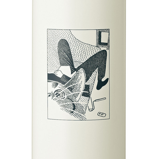 Zojirushi × Tsuchika Nishimura / Stainless Mug 0.48L - Pale White Cat