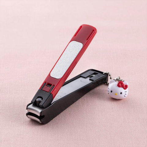 KAI Nail Clippers / Sanrio Collaboration Design (Hello Kitty Camellia Blossom) S Size / Japan Shop Exclusive