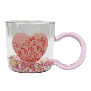 Japan Exclusive_Sailor Moon Store Original / Confetti Glass - Usagi & Chibiusa