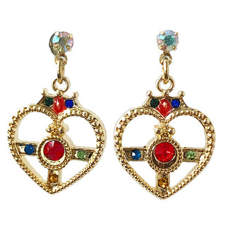 Japan Exclusive_Sailor Moon Store Original / Compact Pierced Earrings - Cosmic Heart Design