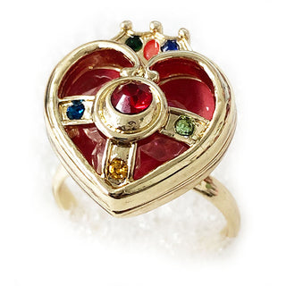 Japan Exclusive_Sailor Moon Store Original / Compact Ring - Cosmic Heart Design