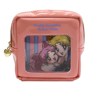 Japan Exclusive_Sailor Moon Store Original / Clear Window Square Pouch B - Usagi & Chibiusa