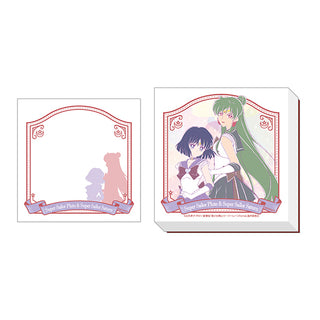 Japan Exclusive_Sailor Moon Store Original / Canvas Art Box Memo - Super Sailor Pluto & Super Sailor Saturn