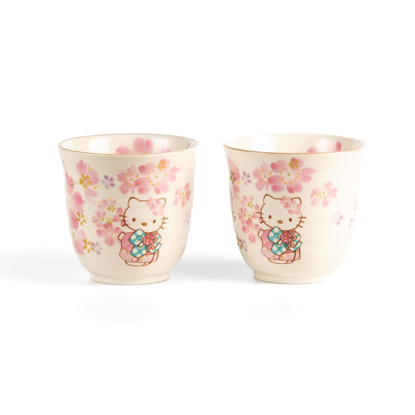 Hello Kitty / Mino Ware 2-Teacup Set