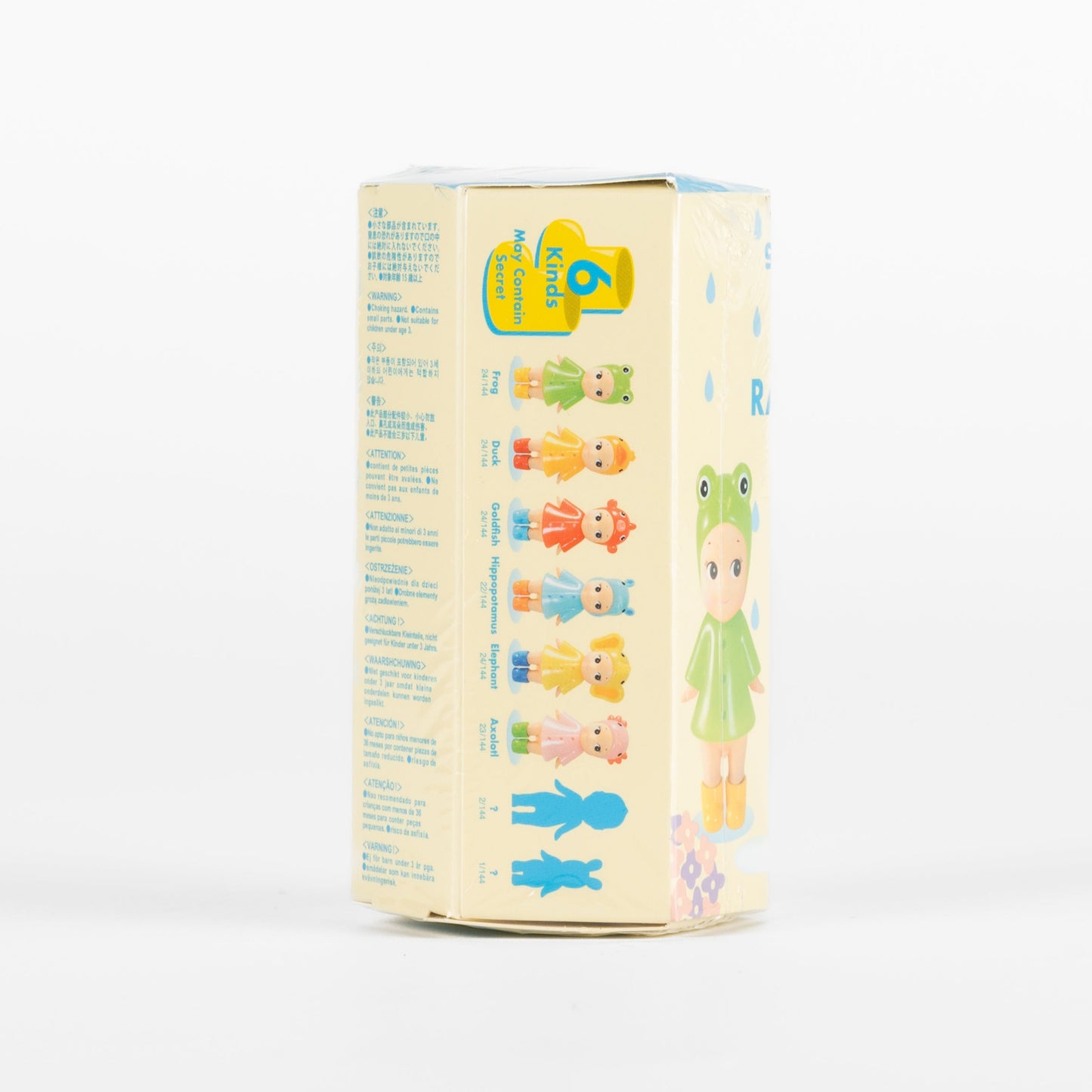 Sonny Angel Blind Box - I LOVE RAINY DAY Series Packaging Box Back
