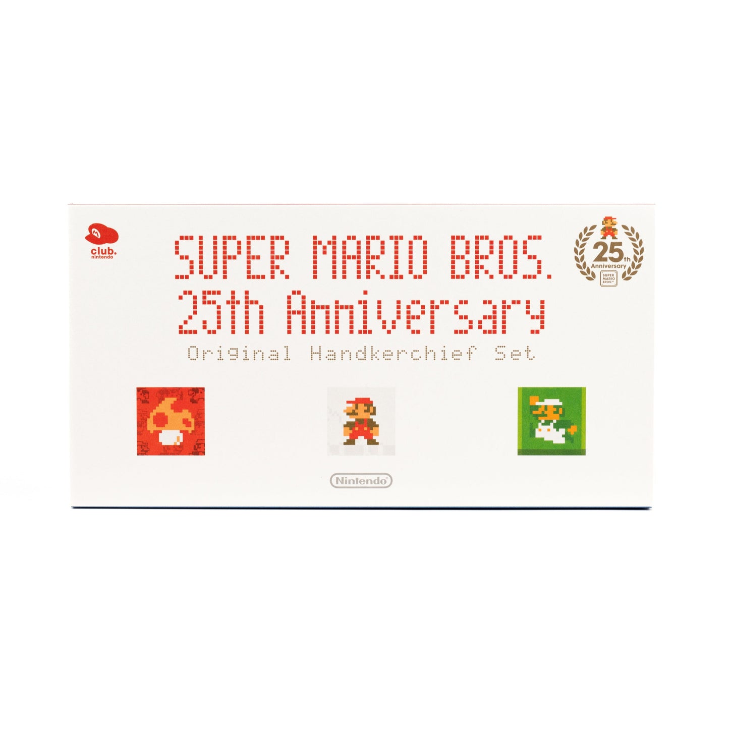 Super Mario Bros / 25th Anniv. Handkerchief Set - Club Nintendo