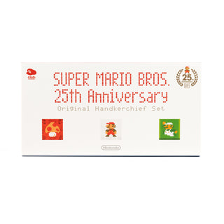 Super Mario Bros / 25th Anniv. Handkerchief Set - Club Nintendo