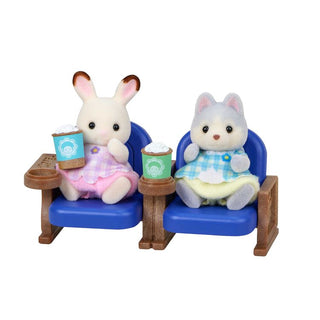 Sylvanian Families / Baby Theater Set - Chocolate Rabbit & Husky – Japan Original02