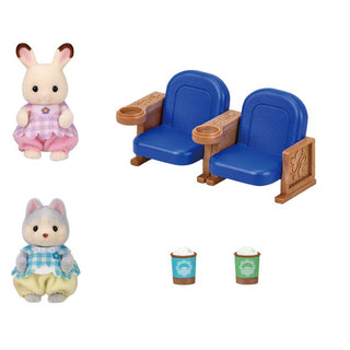 Sylvanian Families / Baby Theater Set - Chocolate Rabbit & Husky – Japan Original03