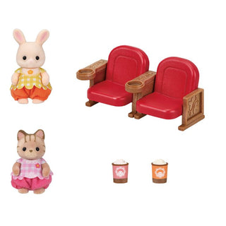 Japan Exclusive_Sylvanian Families / Baby Theater Set - Margaret Rabbit & Tabby Cat – Japan Original_03