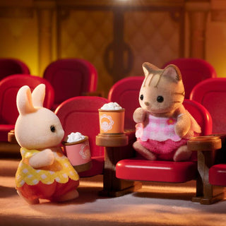Japan Exclusive_Sylvanian Families / Baby Theater Set - Margaret Rabbit & Tabby Cat – Japan Original_04
