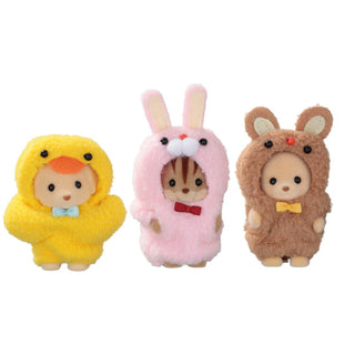 Japan Exclusive_Sylvanian Families / Baby Triplets Mascot – Japan Original