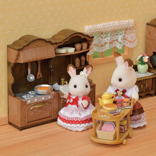 Sylvanian Families / Classic Brown Stove & Sink Set – Japan Original02