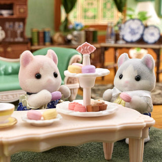 Sylvanian Families / Curly-Eared Cat Baby - Sweets Set – Japan Original04
