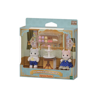 Sylvanian Families / Curly-Eared Cat Baby - Sweets Set – Japan Original