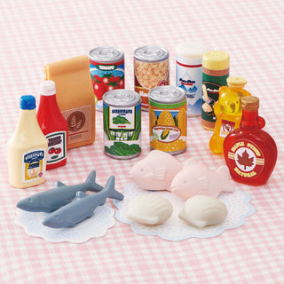 Sylvanian Families / Delicious food set - Seafood, Seasonings, Canned goods – Japan Original02