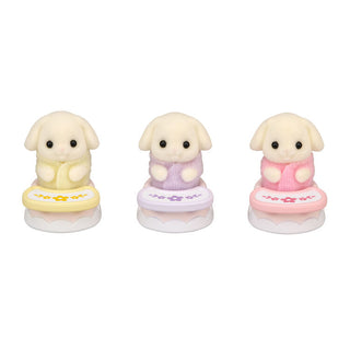 Sylvanian Families / Flora Rabbit Triplets - Baby Chair Set – Japan Original02