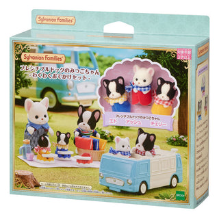 Sylvanian Families / French Bulldog Triplets - Exciting Outing Set – Japan Original