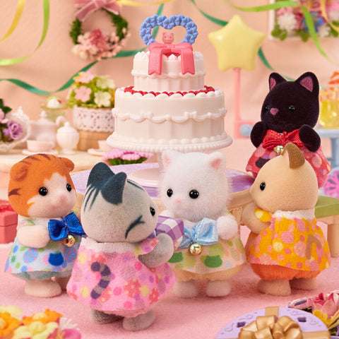 Sylvanian Families / Gather Together! Baby Set - Cat – Japan Original03