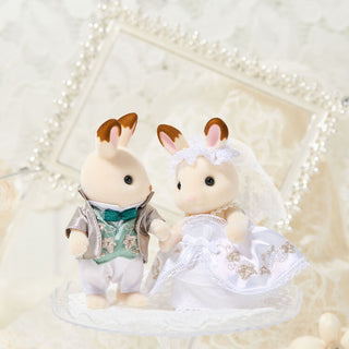 Sylvanian Families / Lovely Wedding Pair Set - Ivy Embroidery – Japan Original05