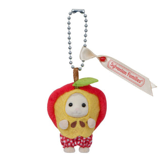 Japan Exclusive_Sylvanian Families / Sheep Baby Keychain - Apple - Japan Original02