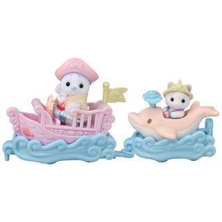 Sylvanian Families / Amusement Ride Set – Boat & Dolphin
