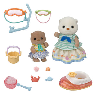Sylvanian Families / Otter Siblings – Sea Play Set