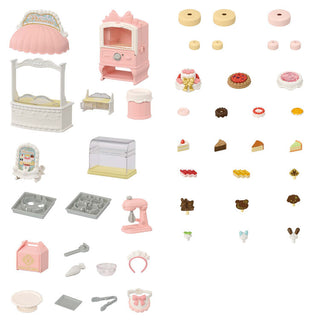 Sylvanian Families / Sweet Patissier – First Cake Shop Set_contents