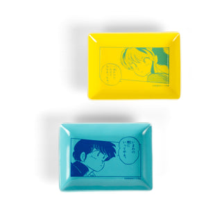 Urusei Yatsura / Colorful Mini Plate – Lum & Ataru  / 40th Anniv. Exhibition Cafe Japan Exclusive Goods