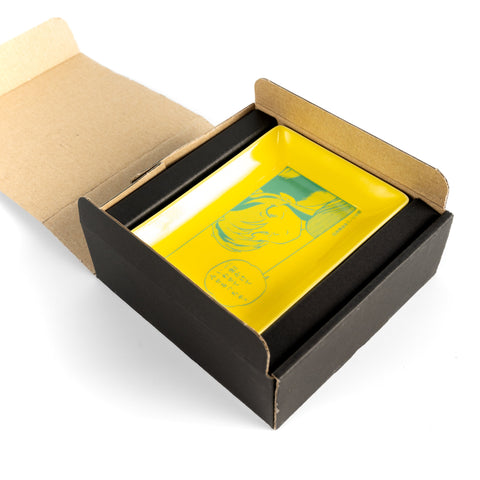 Urusei Yatsura / Colorful Mini Plate – Lum  Yellow  / 40th Anniv. Exhibition Cafe Japan Exclusive Goods