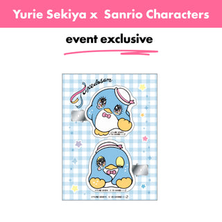 Japan event exclusive_ Yurie Sekiya �~ Sanrio Characters / Acrylic Clip-Tuxedo-Sam