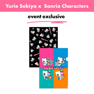 Japan event exclusive_Yurie-Sekiya-x-Sanrio-Clear-File-Folder-Hello-Kitty