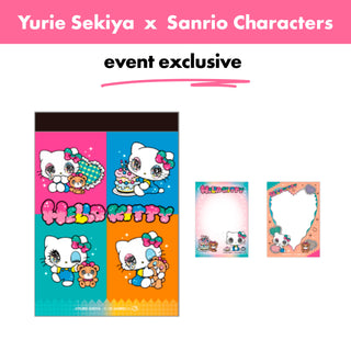 Japan event exclusive_Yurie Sekiya �~ Sanrio Characters / Memo Pad ? Hello Kitty