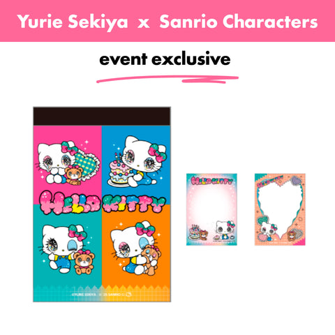 Japan event exclusive_Yurie Sekiya × Sanrio Characters / Memo Pad – Hello Kitty