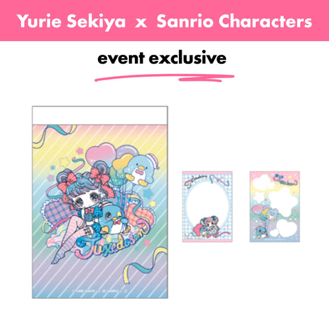 Japan event exclusive_Yurie Sekiya × Sanrio Characters / Memo Pad – Tuxedo Sam