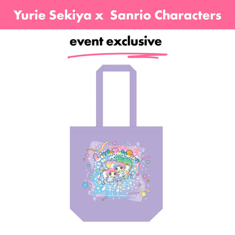 Japan event exclusive_Yurie Sekiya × Sanrio Characters / Tote Bag – Little Twin Stars