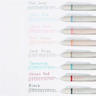 Frixion Waai / Ballpoint Pen 0.5mm – 8 Barrel Colors