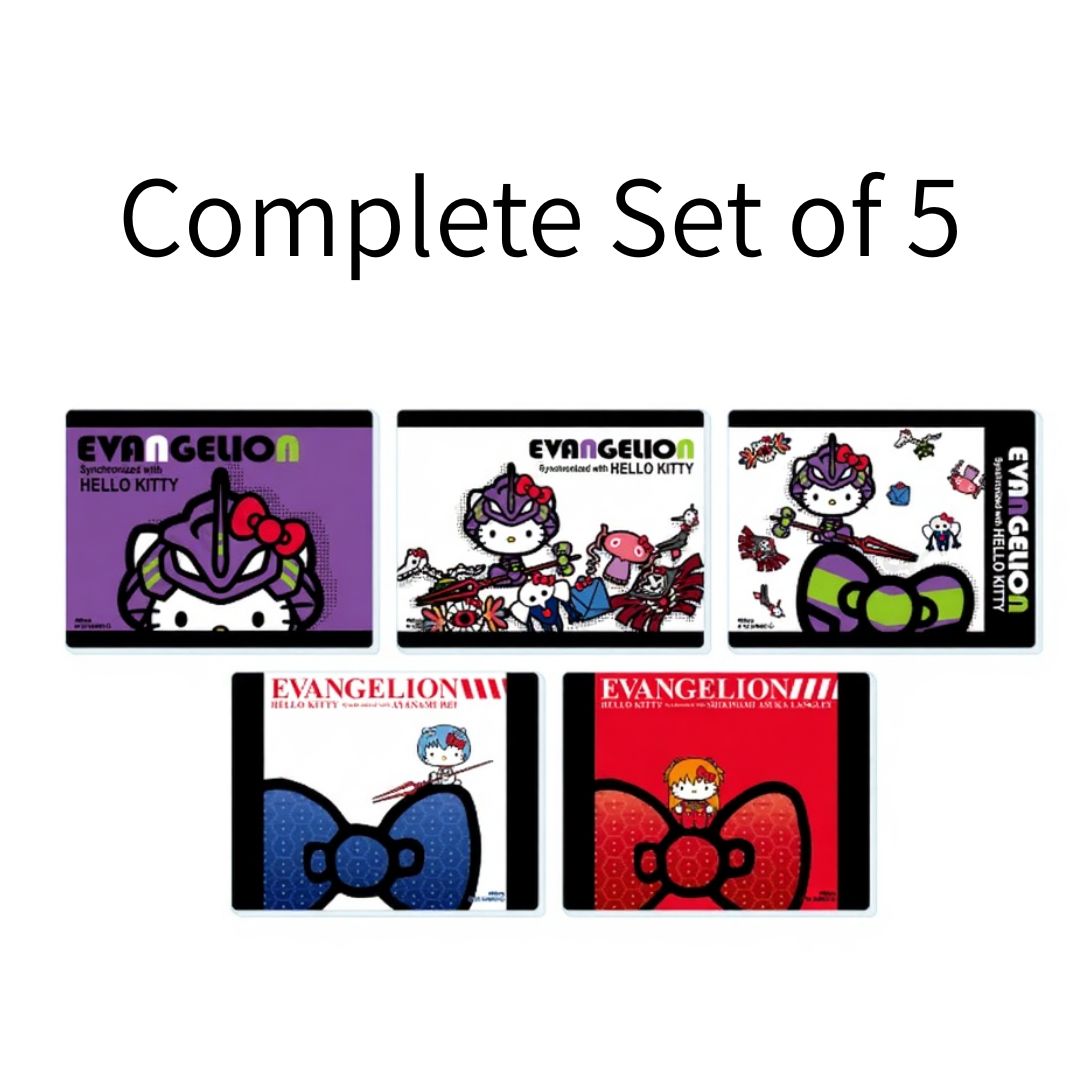 Evangelion x Sanrio / Acrylic Card  B - Complete Set