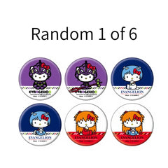 Evangelion x Sanrio / Trading Can Badge B - Blind Pack │ japan