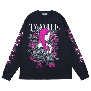 junji-ito-tomie-flower-long-sleeve-t-shirt-black01