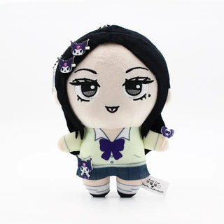 junji-ito-x-sanrio-characters-plush-toy-with-acrylic-charm-gal-tomie-tomie-kuromi01
