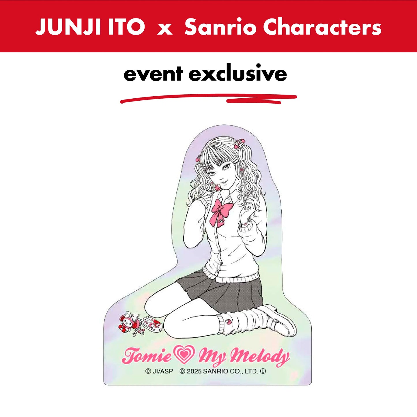 junji-ito-x-sanrio-collaboration-aurora-sticker-gal-tomie-x-my-melody-otakupopmall