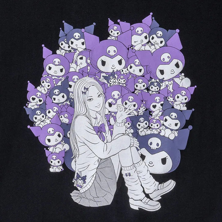 junji-ito-x-sanrio-collaboration-t-shirt-gal-tomie-x-kuromi-otakupopmall-02