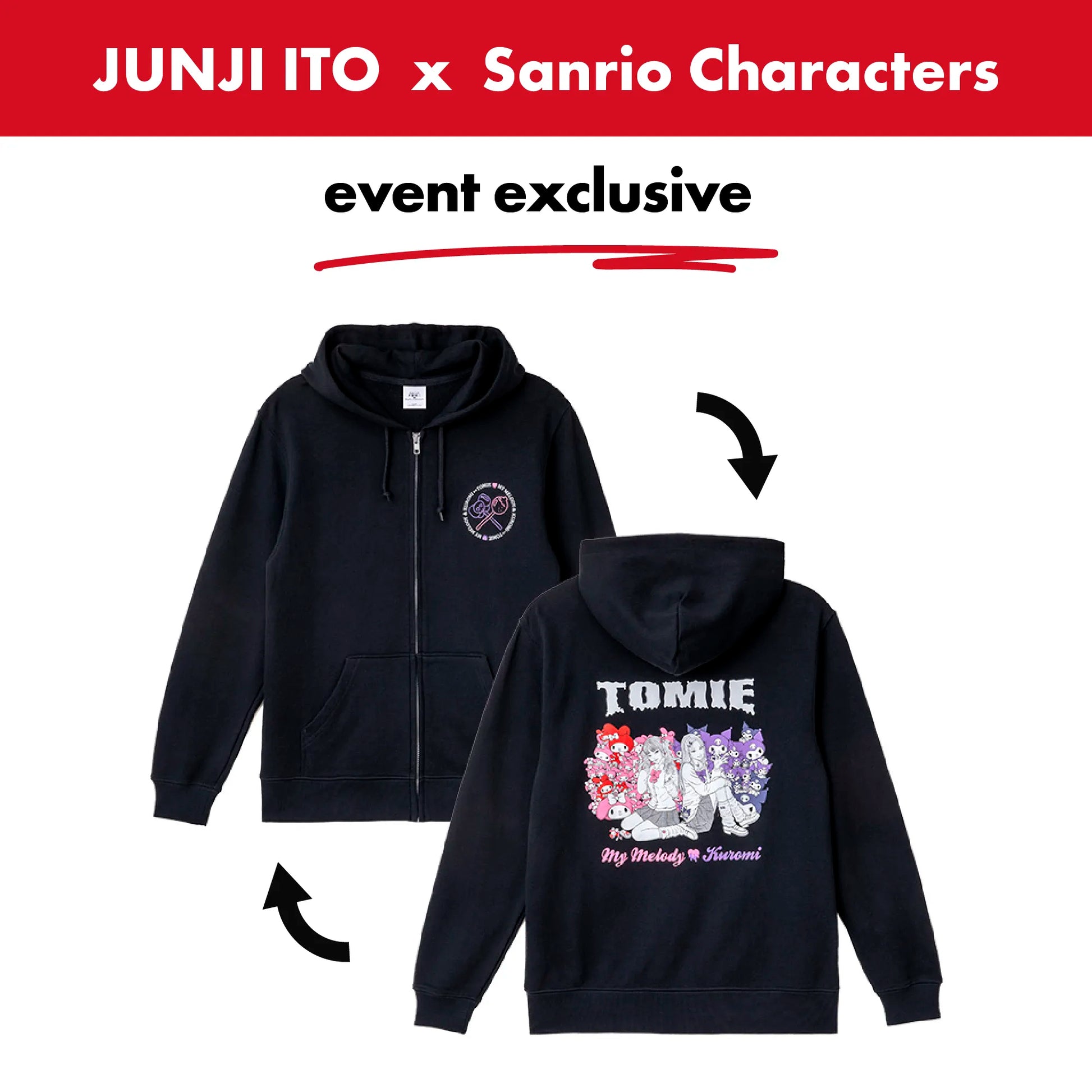 junji-ito-x-sanrio-collaboration-zip-hoodie-gal-tomie-x-my-melody-x-kuromi-otakupopmall