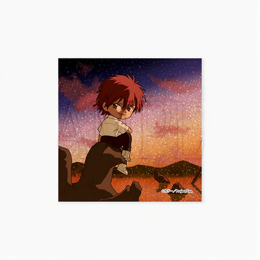 kaworu-nagisa-exhibition-sticker-sunset
