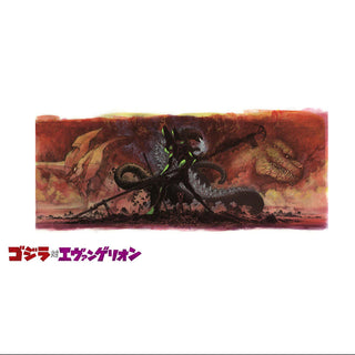Godzilla vs Evangelion / B2 Poster & Card - Mahiro Maeda Illustration