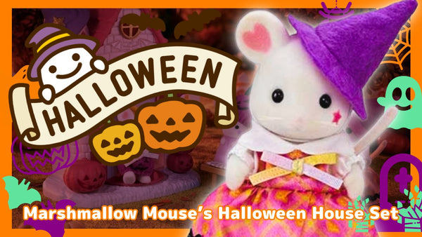 Marshmallow Mouse's Halloween House Set